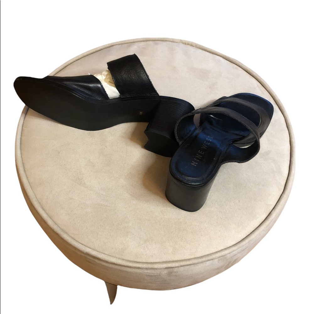 Brand NEW without tags. NINE WEST black sandal Size 10